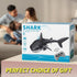 2.4GHz 1:18 Swimming 4 5 6 7 Remote Control Shark Toy for Pool, Scale High Simulation RC Shark with Light & Spray