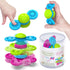 Suction Cup Spinner Toys for 1 Year Old, 3PCS Spinning Toys for Toddlers 1-3, Sensory Bath Travel Toys