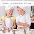 Set Wooden Cooking & Baking for Kids - Safe & Real Kitchen Tools Give Toddlers a Fun Cooking Experience - Durable