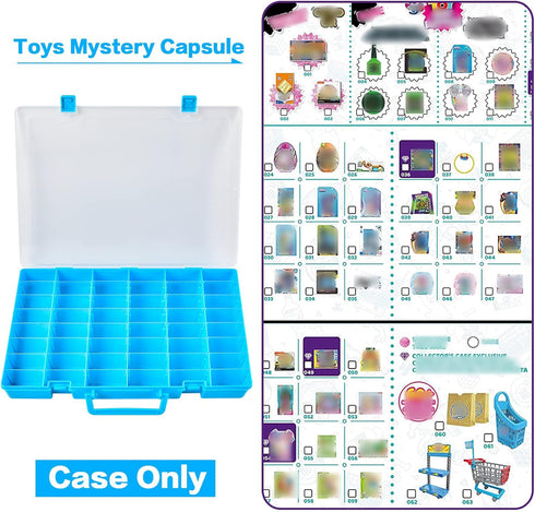 FULLCASE Case Compatible with 5 Surprise Mini Brands Toys Series 1 2 3 4, Collectible Kit Storage