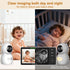 HelloBaby 5.5'' 1080P 1000ft 4000mAh HD Video Baby Monitor with Camera | No WiFi, Hack-Proof Security & Range | Remote