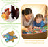 Magnetic Puzzles for Kids Ages 4-6, 20-Piece Travel Dinosaur Toddler Puzzles, Educational Learning Magnets for Road