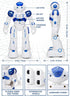 KingsDragon RC Robot Toys for Kids, Gesture & Sensing Programmable Remote Control Smart Robot for Boys Girls Age 3-8