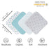 24Pack 9x9 Viviland Baby Washcloths, Baby Wash Cloths for Newborn, Baby Towels and Infant Bath Face Washcloths for Boys