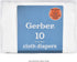 Multipack 10 Pack Gerber Unisex Baby Boys Girls Birdseye Flatfold Cloth Diapers White