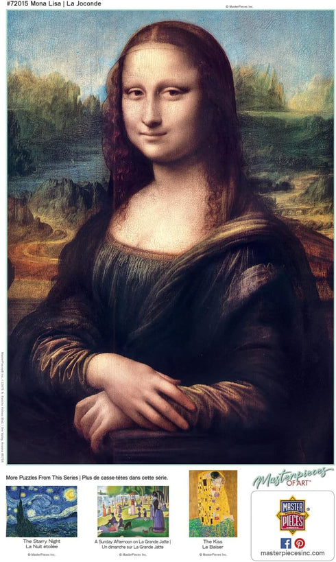 "MasterPieces 1000 Piece Jigsaw Puzzle for Adults - Mona Lisa - 19.25"x26.75""