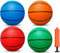 7 Inch PVC Mini Basketball - Soft Rubber Small Replacement Balls for Indoor Basketball Hoops (4 PCS)
