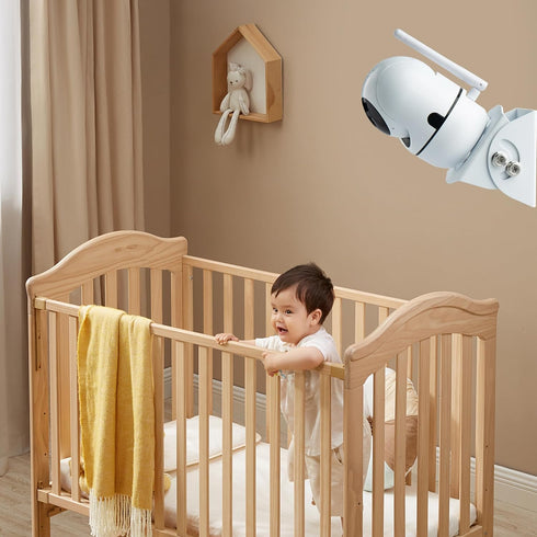Baby Monitor Wall Mount for Infant Optics, Babysense, HelloBaby, Arlo, VAVA and Most Universal Monitors, Easy