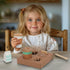 Pretend Play Coffee Cup Toys - Wooden Kitchen Accessories for Kids, Educational Birthday Gift