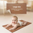 32 20 inches Konssy Faux Leather Baby Changing Mat, Waterproof, Wipeable & Portable Diaper Changing Pad for Travel