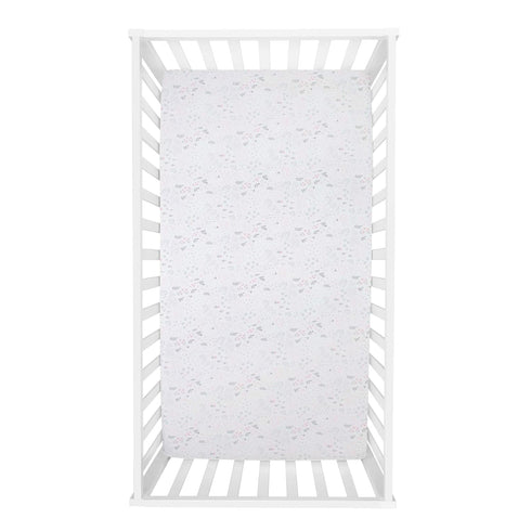 Sammy 2-Pack Set, 28 52 & Lou Girl Forest Microfiber Fitted Crib Sheet Fits Standard Crib Mattress in x in; Fully