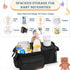 Generic 14"-19" Stroller Organizer Bag with Insulated Cup Holder & Adjustable Dividers, Non-Slip Stroller Caddy