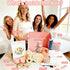 Set New Mom Gifts for Women, Pregnancy Gifts for New Parents,Gift with Swaddle Blanket & Easter Bunny Rattle, Baby