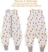 Miracle Baby Sleeping Sack with Feet, TOG 0.5 Sleepsack Toddler Sleep Sack with Legs, 100% Cotton, 6-12 Months