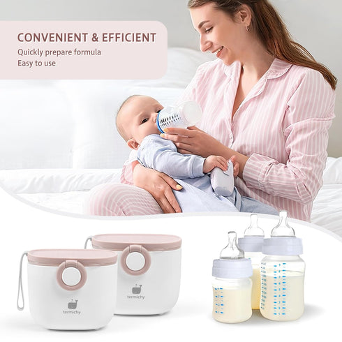 500ml Termichy Baby Formula Dispenser, Portable Formula Dispenser Container with Scoop and Carry Handle for Travel