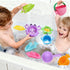 Babelshar 10 1-3, 1-3 12-18 Pcs Bath Toys for Kids Ages Bathtub & Pool Water Toys for Toddlers & Babies Months, Water