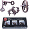 Metal Hole Lock Brain Teaser Puzzle for Adults - Jigsaw IQ Puzzle Educational Toy (Ferrous)