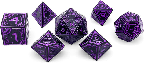 Norse Foundry Metal Space Dice - Wormhole Design