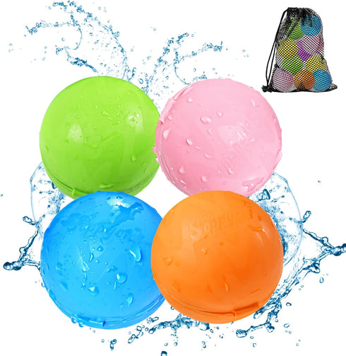 SOPPYCID Reusable Water Bomb Balloons, Summer Toy for Boys and Girls, Pool Beach Toys for Kids 3-12, Outdoor Games