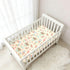 Jynexis 52x28 Ice Cream Cherry Beige Print Baby Crib Sheets, Cotton Fitted Crib Sheet, Soft Breathable, Fits Standard