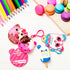 28 Packs JOYIN Valentine Dessert squishy toys Stress Relief Keychains with Cards for Classroom Exchange Prizes, Fidget