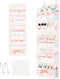 Clastyle Rainbow Over the Door Organizer Cloud Nursery Hanging Storage Organizer for