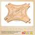 Set CroBlissful Wooden Train Track Accessories, Forked Wooden Train Tracks Expansion Multi Way Switch Track for Most