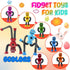 xinkentoo Toddlers,3Pcs 3Pcs Xikentoo Telescopic Suction Cup Toys for Kids Robot Giraffe Sensory Travel Toy Airplane