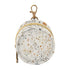 YETTASBIN Watercolor Wildflowers Portable Pacifier Holder Case with Metal Hook Buckle & Zipper