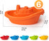 Multi Colored Baby Bath Boats - Fun and Educational Bath Toys for Toddlers, Stackable Bath Toy Set