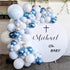 15 Pcs 18 Inch Pastel Blue Balloons for Birthday Wedding Baby Shower Party Decorations (Pastel Blue)