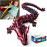 303D Printed Dragon Large 3D Dragon--Bigger Fidget Toy Gift for Kids, Boys,