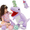 MorisMos Dinosaur Stuffed Animal with Babies,23.6'' Big Mommy Stuffed Dino T-rex with
