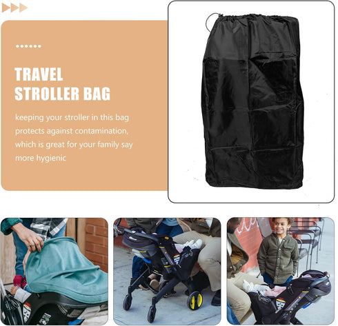 Toddmomy Stroller Travel Bag, Car Seat Gate Check Bag with Shoulder Straps for Airplane Travel
