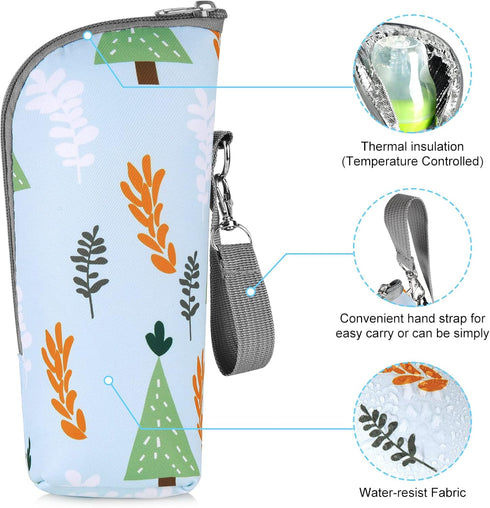 Insulated Baby Bottle Cooler Bag for Nursing Moms - Perfect for Daycare & Travel