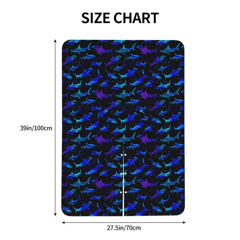 Cool Shark Silhouettes Baby Car Seat Canopy and Nursing Infant Stretchy Carrier Carseat Winter Cover for Newborn Girls