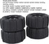 4Pcs Universal Rubber Plastic RC Beach Tires for 1/14 1/16 1/18 RC Car
