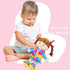 June Garden 15.5" Dressy Friends Belle, Educational Stuffed Plush Doll for Kids and Toddlers 2 Years and Up, Montessori