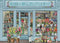 Cobble Hill 1000 Piece Puzzle - Parisian Flowers with Sample Poster Included