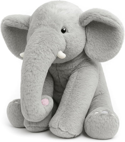 13" Gray Elephant Stuffed Animal - Plush Toy for Boys, Girls, Kids, Baby Shower, Bedtime, Birthday Gift