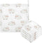 vvfelixl Baby Washcloths Cotton Cute Curly Lamb Muslin Count Sheep Soft Face