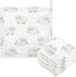 vvfelixl Baby Washcloths Cotton Cute Curly Lamb Muslin Count Sheep Soft Face