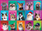 White Mountain Puzzles - Cat Portraits 500 Piece Jigsaw Puzzle