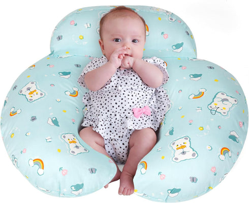 AMASKY Nursing Pillow, Plus Size Ergonomic Design, Breastfeeding Pillows Support for Mom