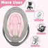 2 1 0-12 SWESEN Infant Car Seat Insert & Strap Covers, Car Seat Head Support for Baby Girls Boys, in Breathable Air