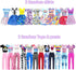 Doll Clothes and Accessories for 11.5 Inch Doll Dress Up Set with Wedding Gown, Fashion Dresses, Outfits, Shoes