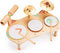 WINGYZ Kids Drum Set for Toddlers, All-in-One Montessori Musical Instruments - Wooden