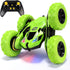 Threeking Remote Control Car RC Flip Stunt Double Sided Driving Cars Toys