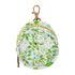 PYBUG Leaves Round Pacifier Storage Case, Polyester & TPU Lined with Hook Buckle,