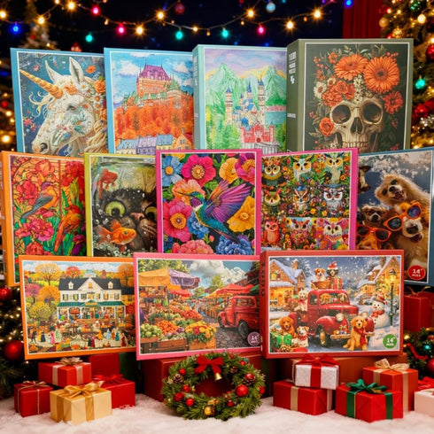 1000-Piece 27.56 19.68 Inches, Divine Bloom Steed Jigsaw Puzzle for Adults Challenging Enchanted Unicorn with Flower